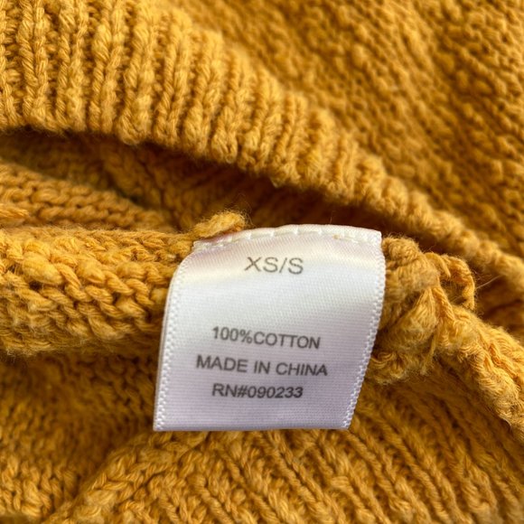 PACSUN L.A.HEARTS Yellow Oversized Sweater - Picture 5 of 5